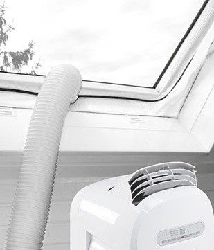Fensterabdichtung für mobile Klimaanlagen