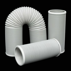 Extension exhaust hose flexible PP for mobile air conditioners 3m, 15cm diameter