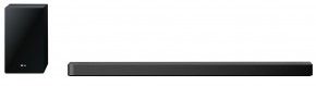 LG DSN8YG/ SN8YG 3.1.2 Dolby Atmos Soundbar mit drahtloser Subwoofer, 440 W, Bluetooth, WLAN