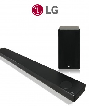 LG DSN10YG 5.1.2 Dolby Atmos Soundbar with wireless subwoofer, 570W, Bluetooth, WLAN