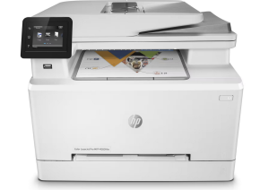 HP Color LaserJet Pro M283fdw Multifunktions-Farblaserdrucker (Drucker, Scanner, Kopierer, Fax, WLAN, LAN, Duplex, Airprint) weiÃŸ
