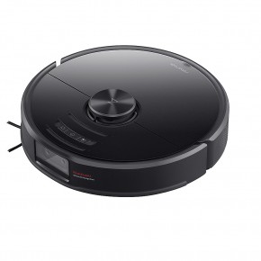 Xiaomi Roborock S6 MaxV vacuum robot, black, charging station, wiping function, running time 180 minutes