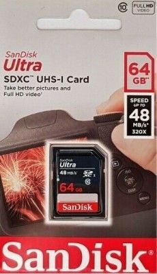 SanDisk Ultra microSDHC 128GB - 100 MB/Sec, Class 10 memory card   Adapter